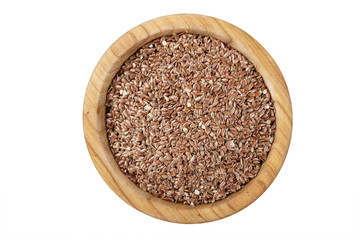 flax seeds in a plate