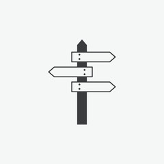 Signpost Direction Icon