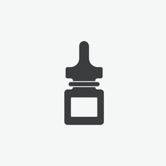 Dropper Bottle Vector Icon