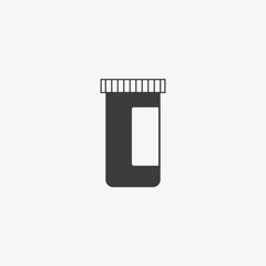 Medicine Bottle Vector Icon