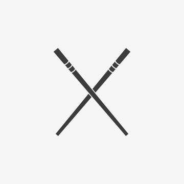 Chopsticks Vector Icon