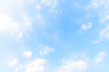Blue sky with cloud in the morning.