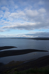 Küsten-Landschaft Vatnsnes - Halbinsel / Basaltfelsen Hvítserkur, Nord-Island