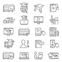 Online learning icon