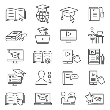 Online Learning Icon