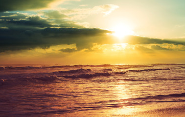 Sea sunset