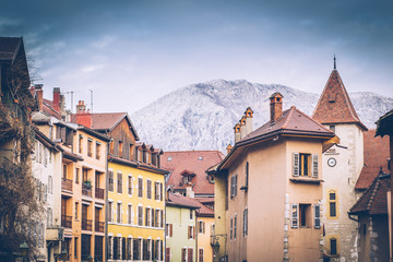 Naklejka premium Vieille ville d'Annecy