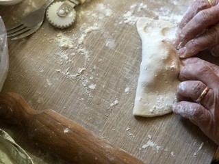 Traditional home made panzerotto in Puglia region