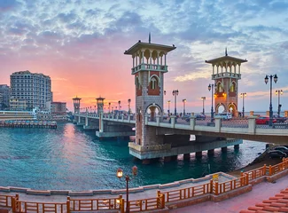 Abwaschbare Fototapete Ägypten Romantisches Alexandria, Ägypten