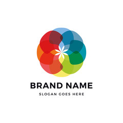 Colors Logo Design Template
