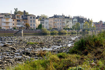 Bad Kreuznach, Germany - October 16 2016: "View of Bad Kreuznach City in Rhineland-Palatinate Germany"; Rhineland-Palatinate