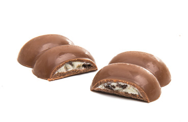 chocolate bar isolated