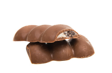 chocolate bar isolated