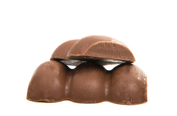 chocolate bar isolated