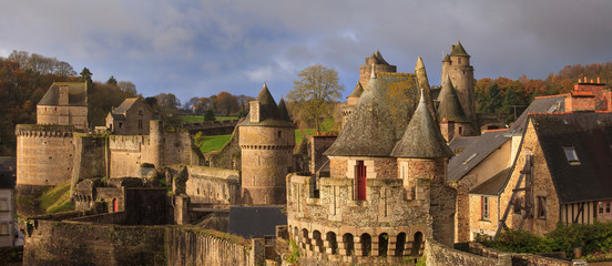 Château de Fougères, Bretagne 