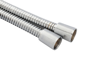 flexible metal shower hose.