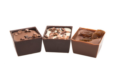 chocolate candy isolated