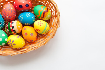 White spring background 