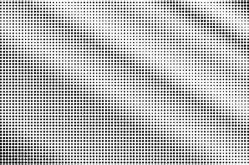 Black white dotted halftone. Half tone vector background. Diagonal striped dotted gradient.