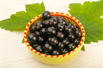 Ripe black currants