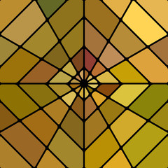 abstract vector stained-glass mosaic background