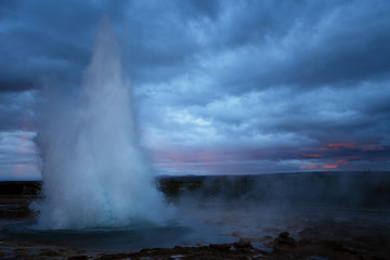 Strokkur Geysir Eruption, Iceland