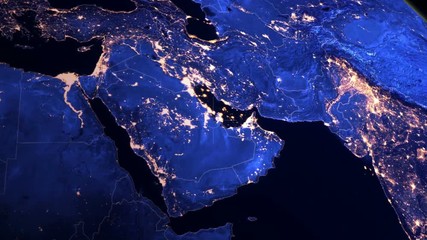 From Europe to Persian Gulf.Dubai from Germany.Planet Earth intro.Flight to Western Asia.HUD with digital data code.Futuristic cosmic opener. Good for headline news, TV show.Type 1 - Powered by Adobe