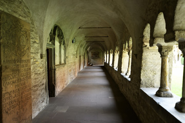 Gewoelbegang an der Busdorfkirche in Paderborn