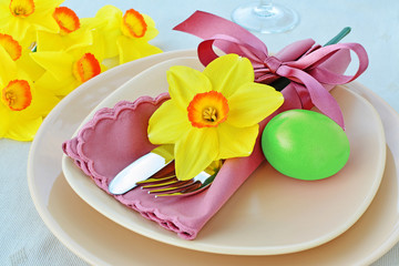 simple table setting