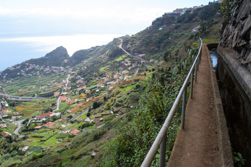 Fototapeta na wymiar Levada do Norte Madeira Portugal