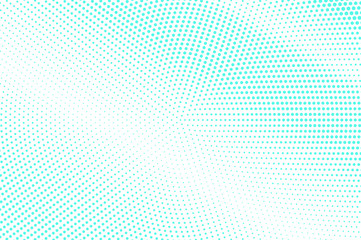 Blue white dotted halftone. Half tone vector background. Faded subtle dotted gradient.