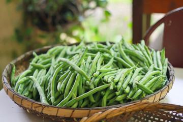Organic vegetables (Quiabos)