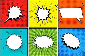 Comic book background