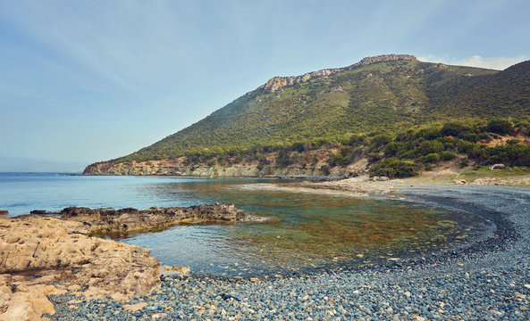 Beach near Aphrodite bath in Polis
