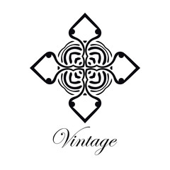 Vintage logo template