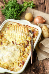 tartiflette traditionnelle au reblochon © Jérôme Rommé