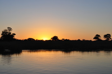 Fototapeta na wymiar The African Twilight. Namibia