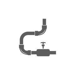 drain pipe icon. Elements of plumber icon. Premium quality graphic design icon. Signs, symbols collection icon for websites, web design, mobile app