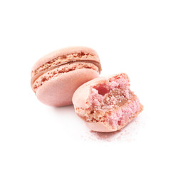 Macaron cookie isolated