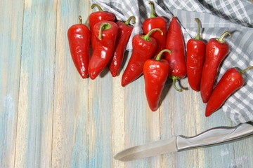 Large red peppers