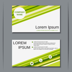 Business visiting card vector design template