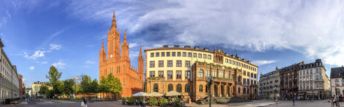 Wiesbaden, Marktkirche, Schlossplatz 
