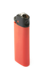 Plastic lighter isolated