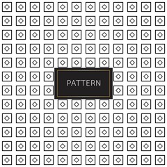 Modern seamless pattern. Inspiration from geometric black and white color background. Vector illustration.