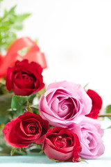 Fototapeta premium Rose petals for valentines day.