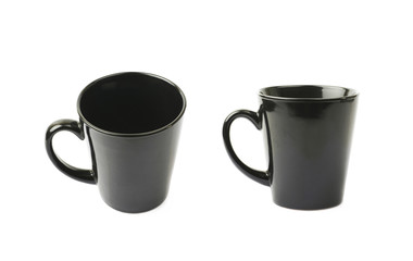 Ceramic cup isolated