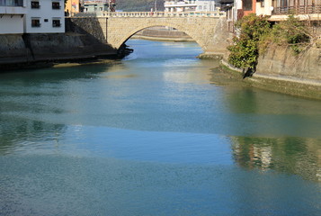 堀川運河の風景　宮崎県日南市