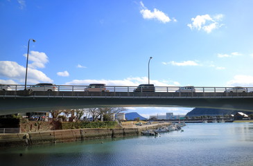 堀川運河の風景　宮崎県日南市