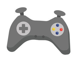 Video game controller vector cartoon illustration isolated on white background