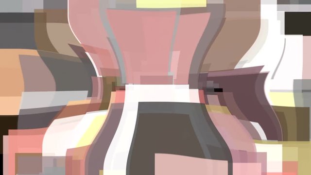 color rectangles move on the screen